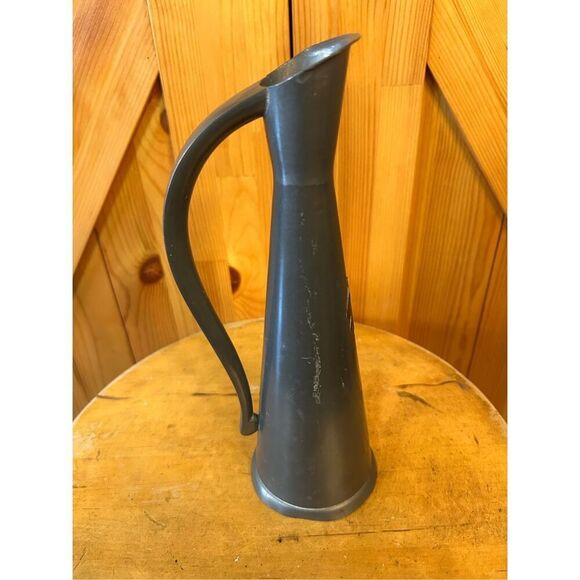 Antique/Vintage 1900’s HONG KONG PEWTER VASE PITCHER 9.5'' TALL(8554) - Picture 4 of 9